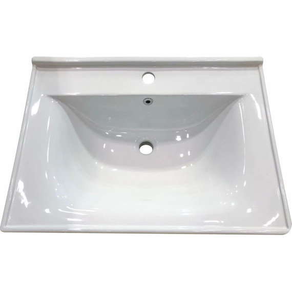 Тумба напольная с раковиной Mirsant Soho quadro 70 см (раковина Deep 70) белый фото 2