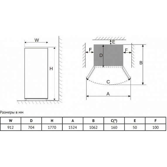 Холодильник Side by Side Korting KNFS 93535 XN фото 13