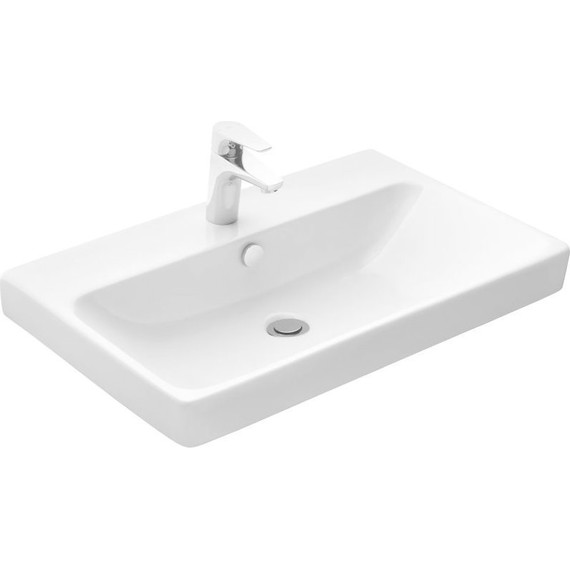 Тумба подвесная с раковиной Акватон Оливия 70 см 1A254301OL010, белый матовый - 2 Тумба подвесная с раковиной Акватон Оливия 70 см 1A254301OL010, белый матовый фото 2