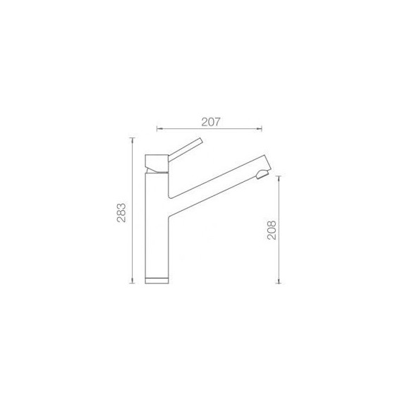 Смеситель для кухни Schock ALTOS 710398, нержавеющая сталь фото 2