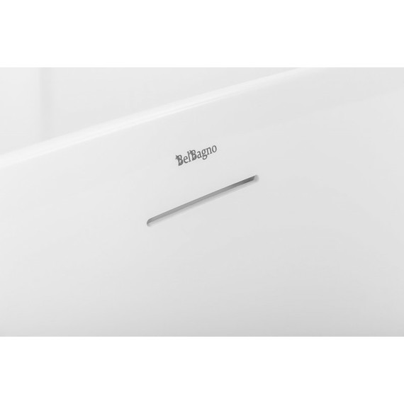 Ванна акриловая BelBagno 170x80 см BB412-1700-800-MATT, белый матовый фото 7