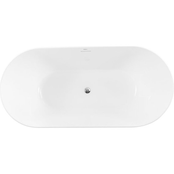 Ванна отдельностоящая BelBagno 170x80 см BB413-1700-800-MATT, белый матовый фото 3