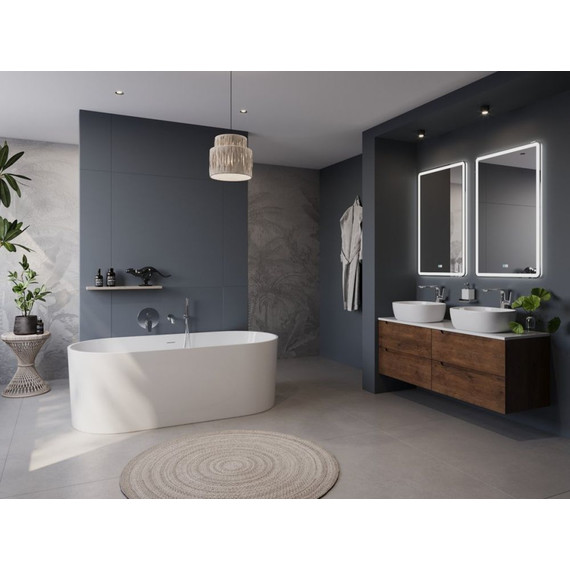 Ванна отдельностоящая BelBagno 180x80 см BB705-1800-800, Размер - мм: 1800х800 фото 7