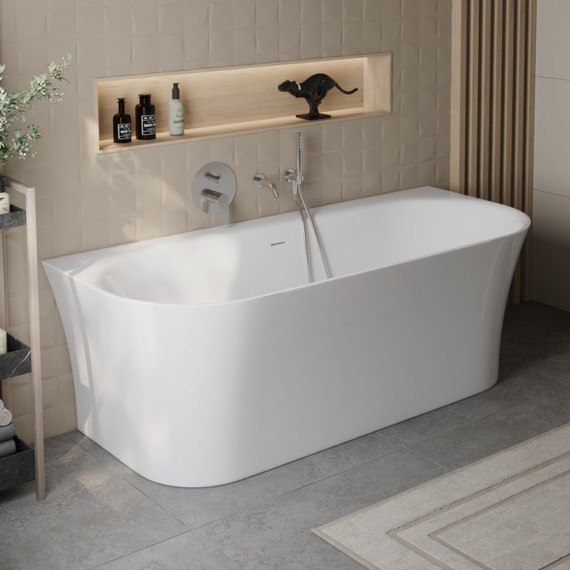 Ванна акриловая Belbagno 170x75 см BB711-1700-750, Размер - мм: 1700х750 - 4 Ванна акриловая Belbagno 170x75 см BB711-1700-750, Размер - мм: 1700х750 фото 4