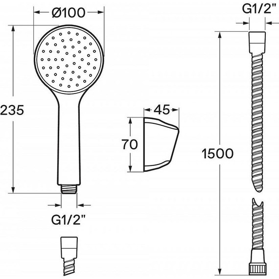 Смеситель для ванны Santek Форт WH5A10004C001 фото 11