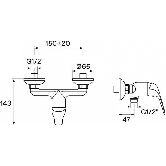 Смеситель для душа Santek Нико WH5A20005C001 фото 8