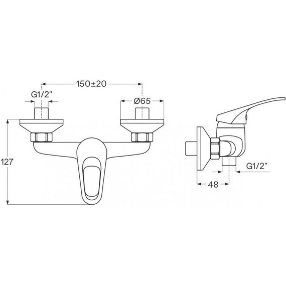 Смеситель для душа Santek Баус WH5A20010C001 фото 5