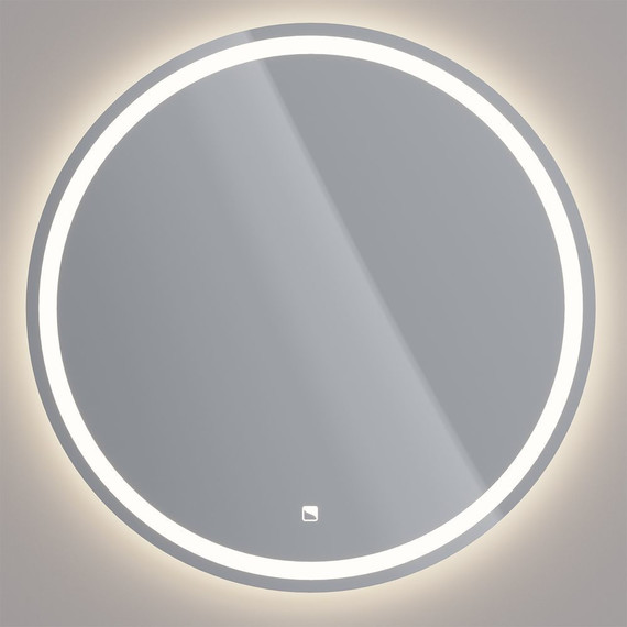 Зеркало Dreja Luno 60 см 99.2008, белый фото 2