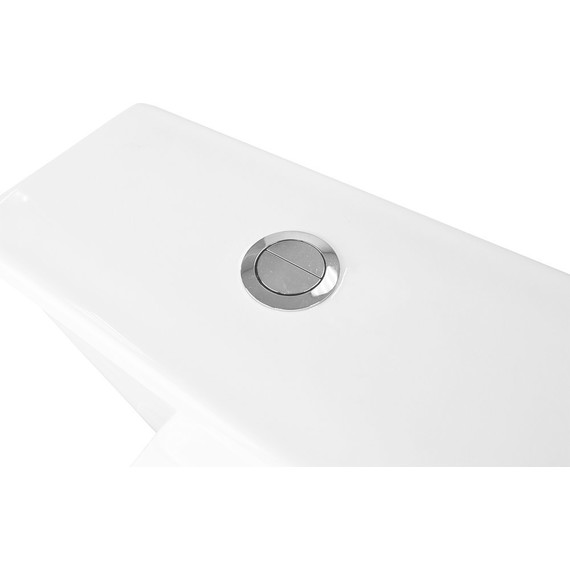 Унитаз-компакт безободковый Azario Fretta Round AZ-7121A с тонкой крышкой микролифт фото 2