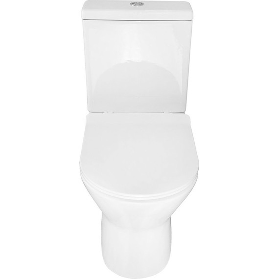 Унитаз-компакт безободковый Azario Mons AZ-76004 с тонкой крышкой микролифт фото 4