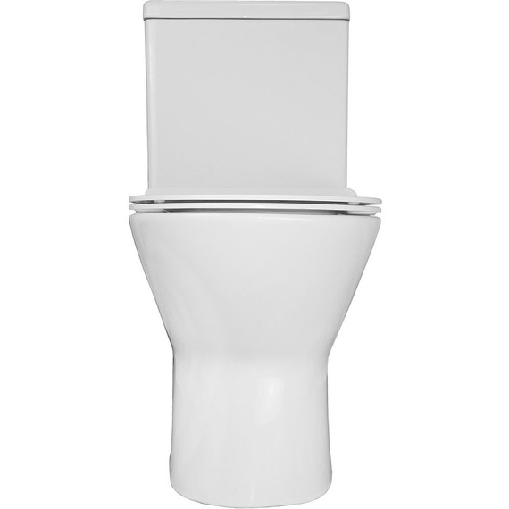 Унитаз-компакт безободковый Azario Mons AZ-76004 с тонкой крышкой микролифт фото 8