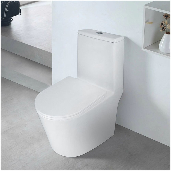 Унитаз-моноблок безободковый Azario Scala AZ-8101 с тонкой крышкой микролифт (система смыва торнадо) - 19 Унитаз-моноблок безободковый Azario Scala AZ-8101 с тонкой крышкой микролифт (система смыва торнадо) фото 19