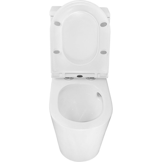 Унитаз-моноблок безободковый Azario Scala AZ-8101 с тонкой крышкой микролифт (система смыва торнадо) - 6 Унитаз-моноблок безободковый Azario Scala AZ-8101 с тонкой крышкой микролифт (система смыва торнадо) фото 6