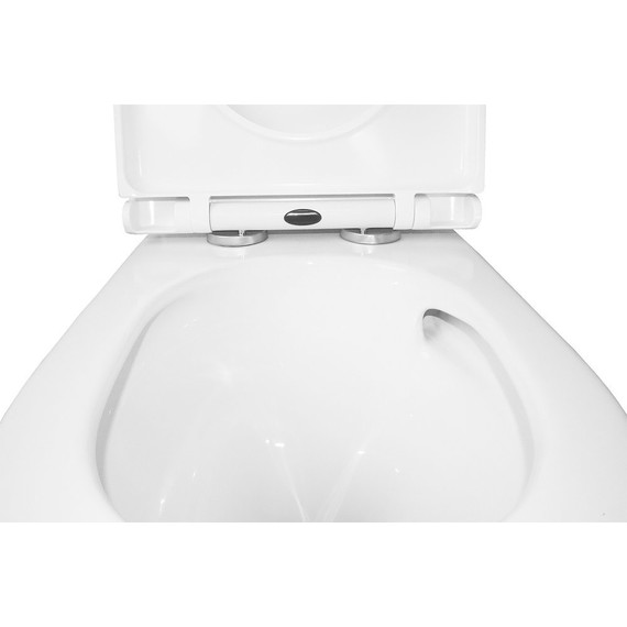 Унитаз-моноблок безободковый Azario Scala AZ-8101 с тонкой крышкой микролифт (система смыва торнадо) - 9 Унитаз-моноблок безободковый Azario Scala AZ-8101 с тонкой крышкой микролифт (система смыва торнадо) фото 9