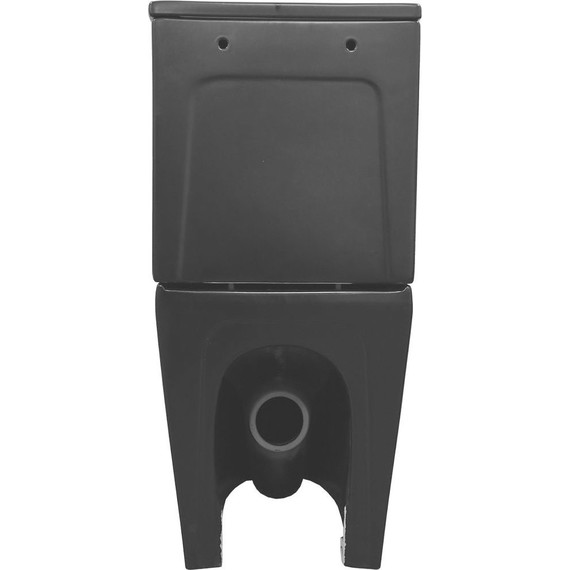 Унитаз-компакт безободковый Azario Black Queen AZ-8380 с тонкой крышкой микролифт, чёрный матовый, Цвет производителя: чёрный матовый - 11 Унитаз-компакт безободковый Azario Black Queen AZ-8380 с тонкой крышкой микролифт, чёрный матовый, Цвет производителя: чёрный матовый фото 11