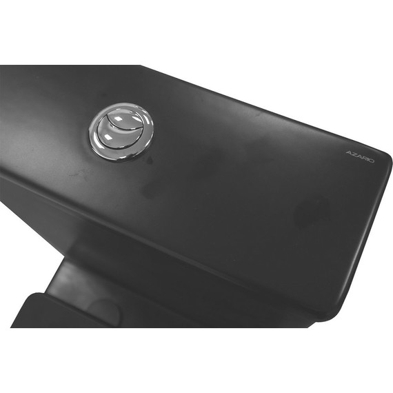 Унитаз-компакт безободковый Azario Black Queen AZ-8380 с тонкой крышкой микролифт, чёрный матовый, Цвет производителя: чёрный матовый - 12 Унитаз-компакт безободковый Azario Black Queen AZ-8380 с тонкой крышкой микролифт, чёрный матовый, Цвет производителя: чёрный матовый фото 12