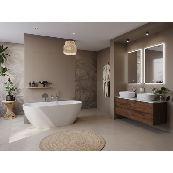 Ванна отдельностоящая BelBagno 170x75 см BB701-1700-750-K, Размер - мм: 1700х750 - 4 Ванна отдельностоящая BelBagno 170x75 см BB701-1700-750-K, Размер - мм: 1700х750 фото 4