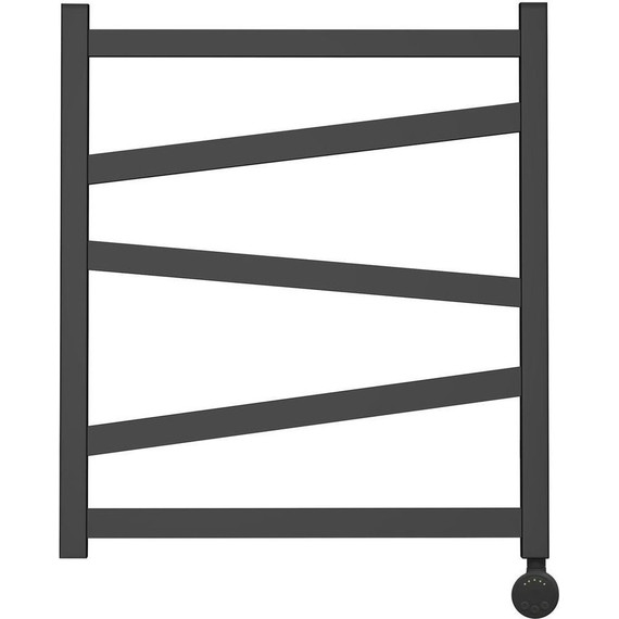 Полотенцесушитель электрический Point Феникс П5 500x600 мм PN15156BE, чёрный фото 