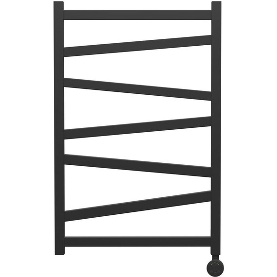 Полотенцесушитель электрический Point Феникс П7 500x800 мм PN15158BE, чёрный фото 