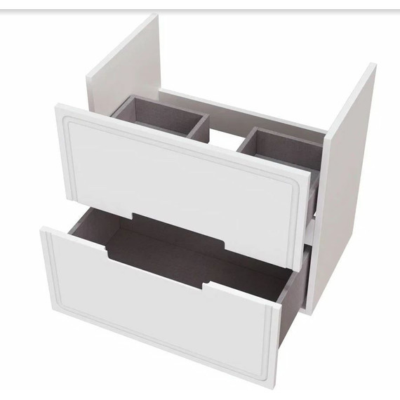 Тумба подвесная с раковиной Taliente Olejio 80 см TA-MBO-80PR-blanco, белый глянцевый фото 6