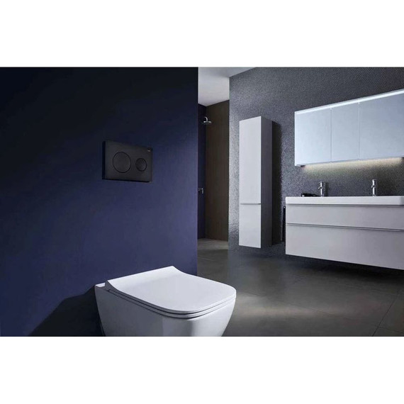 Инсталляция для подвесного унитаза Azario AZ-8010-1000 (кнопка смыва чёрная матовая AZ-8200-0013) фото 5