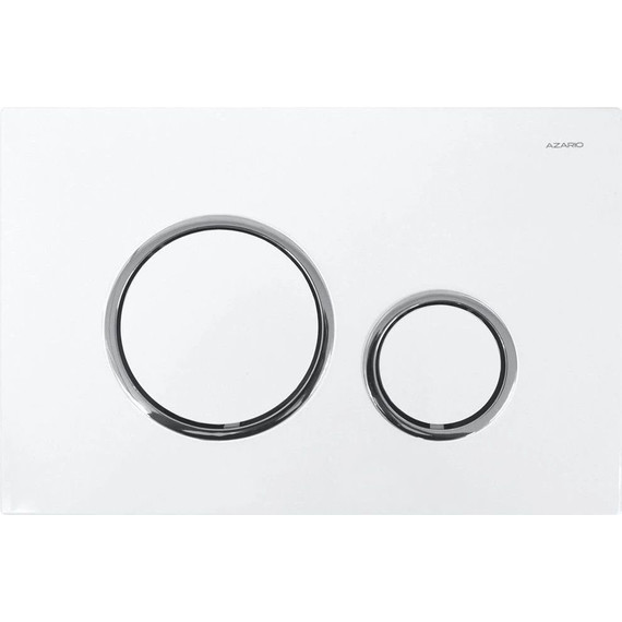 Инсталляция для подвесного унитаза Azario AZ-8010-1000 (кнопка смыва белая/хром AZ-8200-0045) фото 4