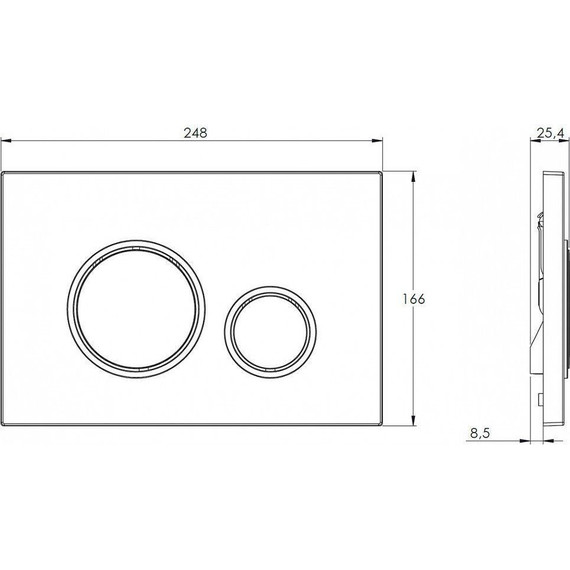 Инсталляция для подвесного унитаза Azario AZ-8010-1000 (кнопка смыва белый/золото AZ-8200-0046) фото 8