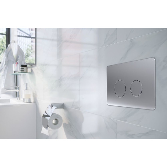 Инсталляция для подвесного унитаза Azario AZ-8010-1000 (кнопка смыва хром матовая AZ-8200-0083/AZ-P57-0110) фото 5