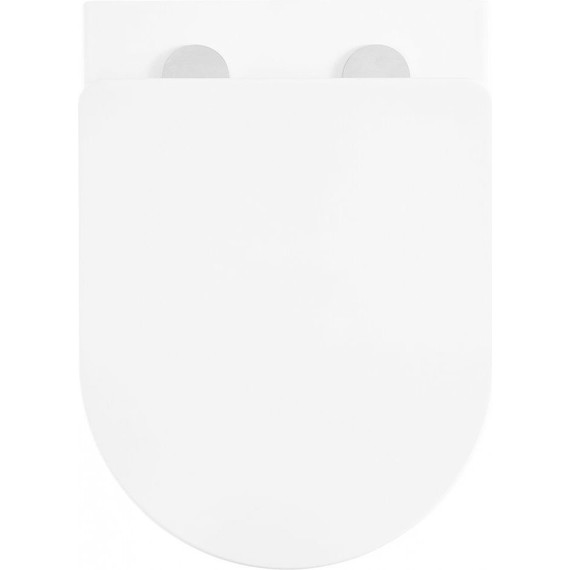 Инсталляция с подвесным унитазом комплект: Loranto 4501 с подвесным безободковым унитазом Teramo AZ-0053-UQ сиденье микролифт (Система смыва торнадо) кнопка смыва белая глянцевая + набор для гигиенического душа Haiba HB5511 - 8 Инсталляция с подвесным унитазом комплект: Loranto 4501 с подвесным безободковым унитазом Teramo AZ-0053-UQ сиденье микролифт (Система смыва торнадо) кнопка смыва белая глянцевая + набор для гигиенического душа Haiba HB5511 фото 8