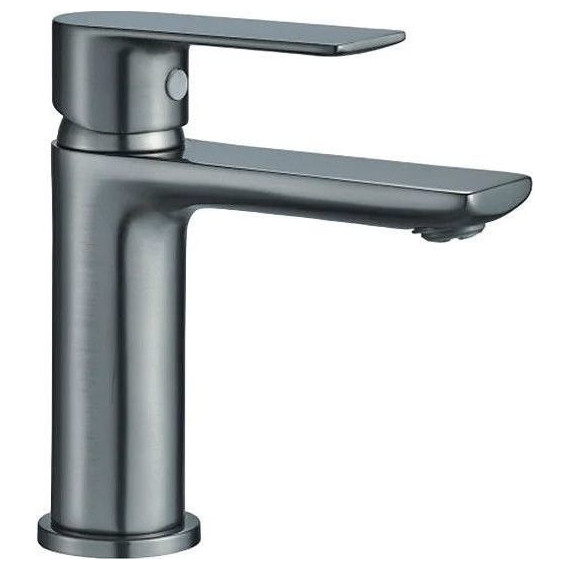 Душевой комплект Haiba: Душевая стойка HB24505-3 + смеситель для раковины HB10505-3, цвет графит - 3 Душевой комплект Haiba: Душевая стойка HB24505-3 + смеситель для раковины HB10505-3, цвет графит фото 3