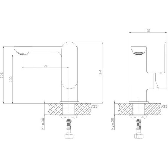 Душевой комплект Haiba: Душевая стойка HB24590-7 + смеситель для раковины HB12590-7, цвет чёрный матовый фото 12