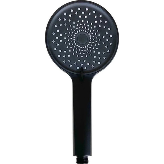 Душевой комплект Haiba: Душевая стойка HB24590-7 + смеситель для раковины HB12590-7, цвет чёрный матовый фото 8