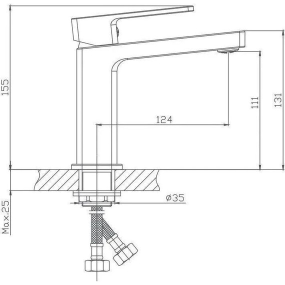 Душевой комплект Haiba: Душевая стойка HB24615-7 + смеситель для раковины HB10615-7, цвет чёрный матовый - 4 Душевой комплект Haiba: Душевая стойка HB24615-7 + смеситель для раковины HB10615-7, цвет чёрный матовый фото 4
