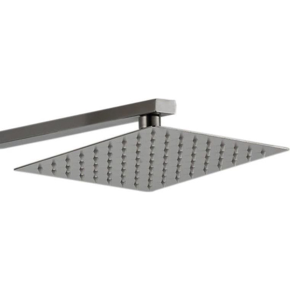 Душевой комплект Haiba: Душевая стойка HB24815 + смеситель для раковины HB10815, цвет сталь - 4 Душевой комплект Haiba: Душевая стойка HB24815 + смеситель для раковины HB10815, цвет сталь фото 4