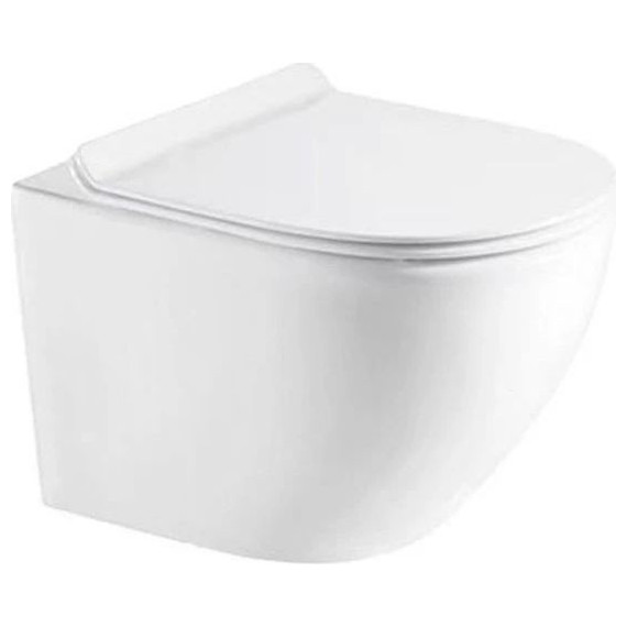 Инсталляция с подвесным унитазом комплект: Aquatek Standart 50 INS-0000012 с подвесным безободковым унитазом Azario Gloria AZ-2003 сиденье микролифт, крепление, кнопка смыва хром глянцевая + набор для гигиенического душа Haiba HB5511 - 4 Инсталляция с подвесным унитазом комплект: Aquatek Standart 50 INS-0000012 с подвесным безободковым унитазом Azario Gloria AZ-2003 сиденье микролифт, крепление, кнопка смыва хром глянцевая + набор для гигиенического душа Haiba HB5511 фото 4