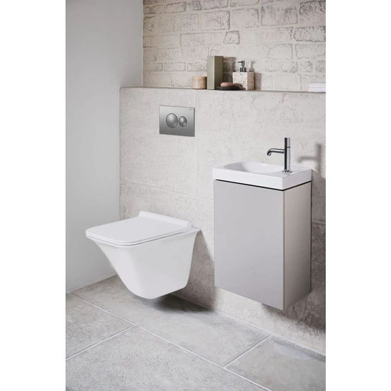 Инсталляция для унитаза Loranto 4501 (кнопка смыва хром матовая 7311) фото 5