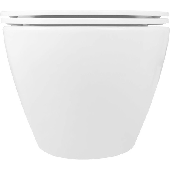 Инсталляция с подвесным унитазом комплект: Grohe Rapid SL 38772001 с подвесным безободковым унитазом Azario Gloria AZ-2003 сиденье микролифт, крепление, кнопка смыва хром + набор для гигиенического душа Haiba HB5511 - 12 Инсталляция с подвесным унитазом комплект: Grohe Rapid SL 38772001 с подвесным безободковым унитазом Azario Gloria AZ-2003 сиденье микролифт, крепление, кнопка смыва хром + набор для гигиенического душа Haiba HB5511 фото 12