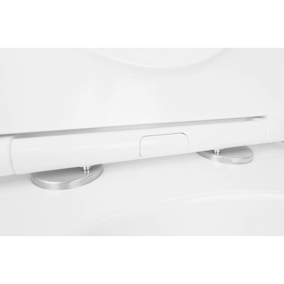 Инсталляция с подвесным унитазом комплект: Grohe Rapid SL 38772001 с подвесным безободковым унитазом Azario Gloria AZ-2003 сиденье микролифт, крепление, кнопка смыва хром + набор для гигиенического душа Haiba HB5511 - 9 Инсталляция с подвесным унитазом комплект: Grohe Rapid SL 38772001 с подвесным безободковым унитазом Azario Gloria AZ-2003 сиденье микролифт, крепление, кнопка смыва хром + набор для гигиенического душа Haiba HB5511 фото 9