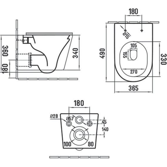 Унитаз подвесной безободковый Vincea Piatti VT1-11SMC с тонкой крышкой микролифт, капучино матовый, Цвет производителя: бежевый - 10 Унитаз подвесной безободковый Vincea Piatti VT1-11SMC с тонкой крышкой микролифт, капучино матовый, Цвет производителя: бежевый фото 10