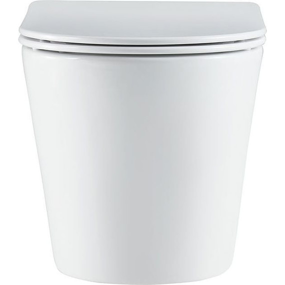 Унитаз подвесной Vincea Platti VT1-11T с тонкой крышкой микролифт (Система смыва торнадо) фото 2