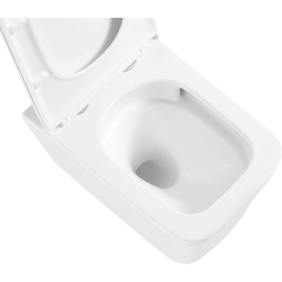 Унитаз подвесной Vincea Q-Line VT1-12T с тонкой крышкой микролифт (Система смыва торнадо) фото 4