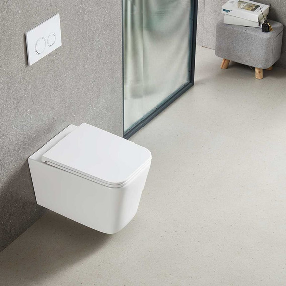 Унитаз подвесной Vincea Q-Line VT1-12T с тонкой крышкой микролифт (Система смыва торнадо) фото 9