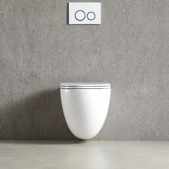 Унитаз подвесной Vincea Bien VT1-51T с тонкой крышкой микролифт (Система смыва торнадо) - 9 Унитаз подвесной Vincea Bien VT1-51T с тонкой крышкой микролифт (Система смыва торнадо) фото 9