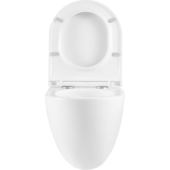 Унитаз подвесной Vincea Bien VT1-51T с тонкой крышкой микролифт (Система смыва торнадо) - 11 Унитаз подвесной Vincea Bien VT1-51T с тонкой крышкой микролифт (Система смыва торнадо) фото 11