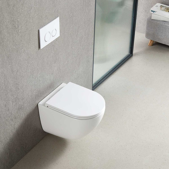 Унитаз подвесной Vincea Bien VT1-51T с тонкой крышкой микролифт (Система смыва торнадо) - 7 Унитаз подвесной Vincea Bien VT1-51T с тонкой крышкой микролифт (Система смыва торнадо) фото 7