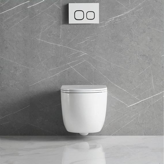 Унитаз подвесной Vincea Globo VT1-52T с тонкой крышкой микролифт (Система смыва торнадо) фото 6