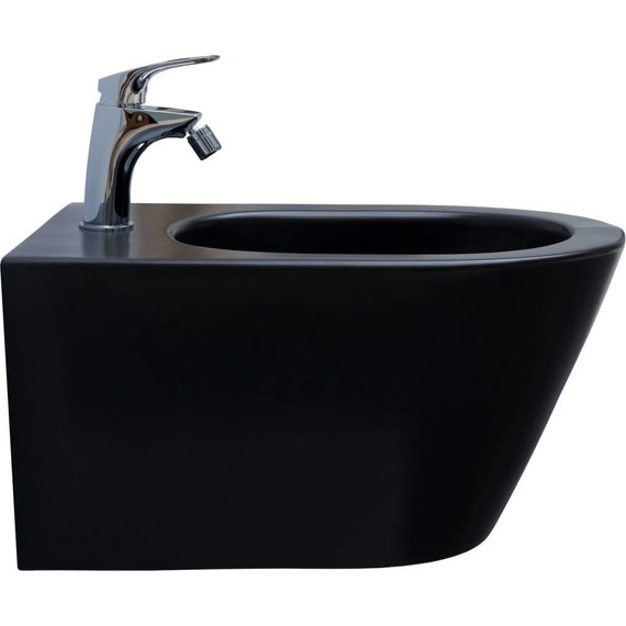 Биде подвесное Aquanet LAKE-B2B 316464, чёрный матовый фото 4