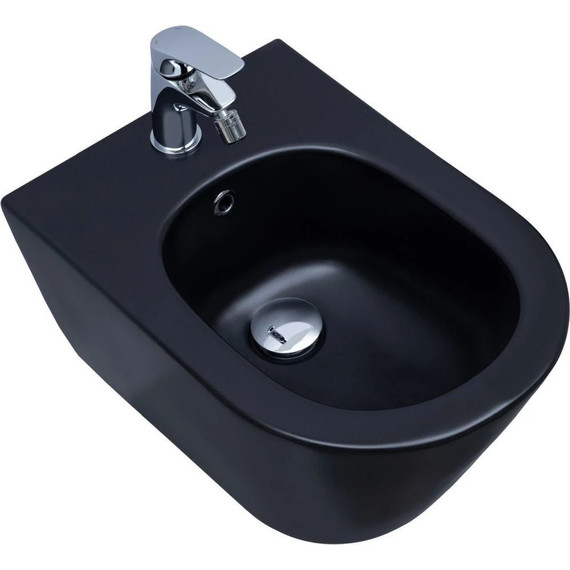 Биде подвесное Aquanet LAKE-B2B 316464, чёрный матовый фото 5