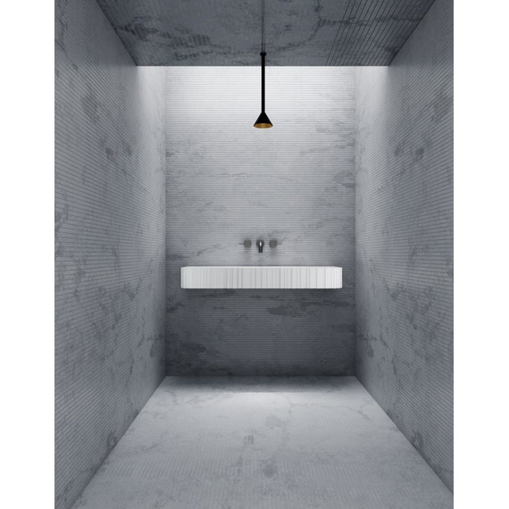 Раковина подвесная Abber Stein 100 см AS2652-1.0, белый матовый фото 3