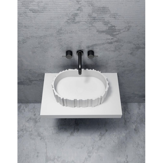 Раковина-чаша Abber Stein 56 см AS2655, белый матовый - 4 Раковина-чаша Abber Stein 56 см AS2655, белый матовый фото 4